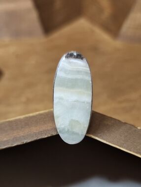 Oval Seafoam Green Stone Ring - Women Jewelry